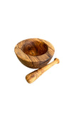 Italian Olivewood Mortar & Pestle - Medium